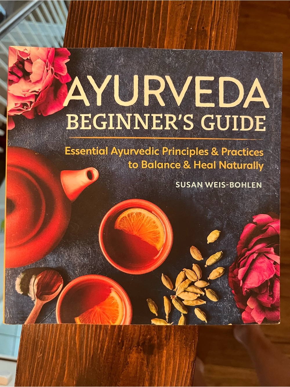 Ayurveda Beginner's Guide Book - Red & Pink Cover by
